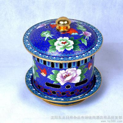 钱雨JTL-009景泰蓝酒精分餐火锅 高清细节图鉴与沈阳东北日用杂品市场采购指南